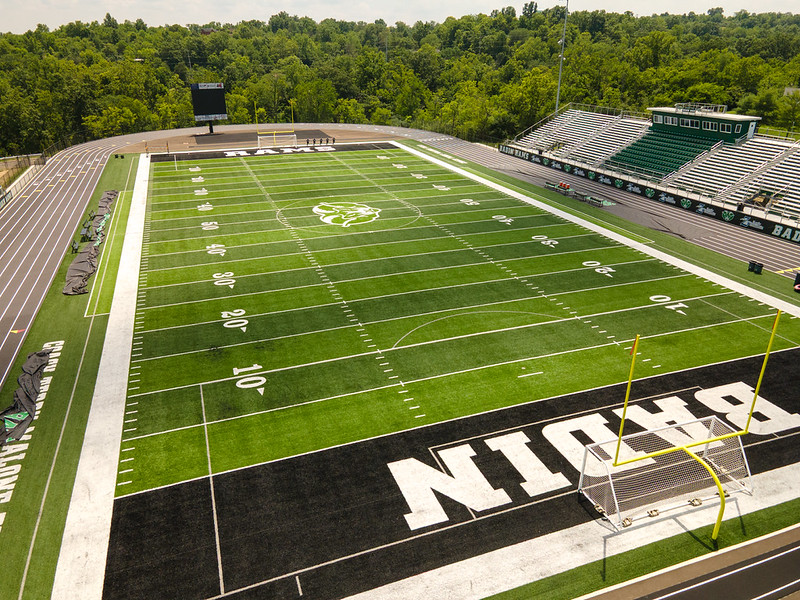 Badin High School Football Stadium, field